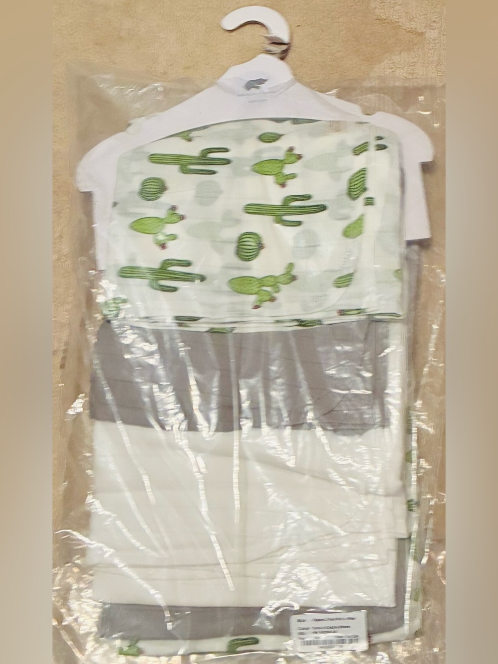 Monica + Andy Organic Muslin Wrap 3-Pack in "Santa Fe Cactus Dreams" Print